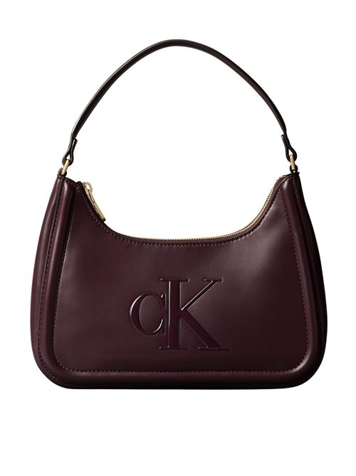 Borsetta prugna in poliuretano Calvin Klein | LV04F3230GBAP